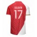 AS Monaco Aleksandr Golovin #17 Domácí Dres 2023-24 Krátkým Rukávem